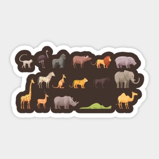 Wild animals Sticker